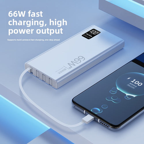 66W Fast Charging Power Bank 20000mAh Portable Charger