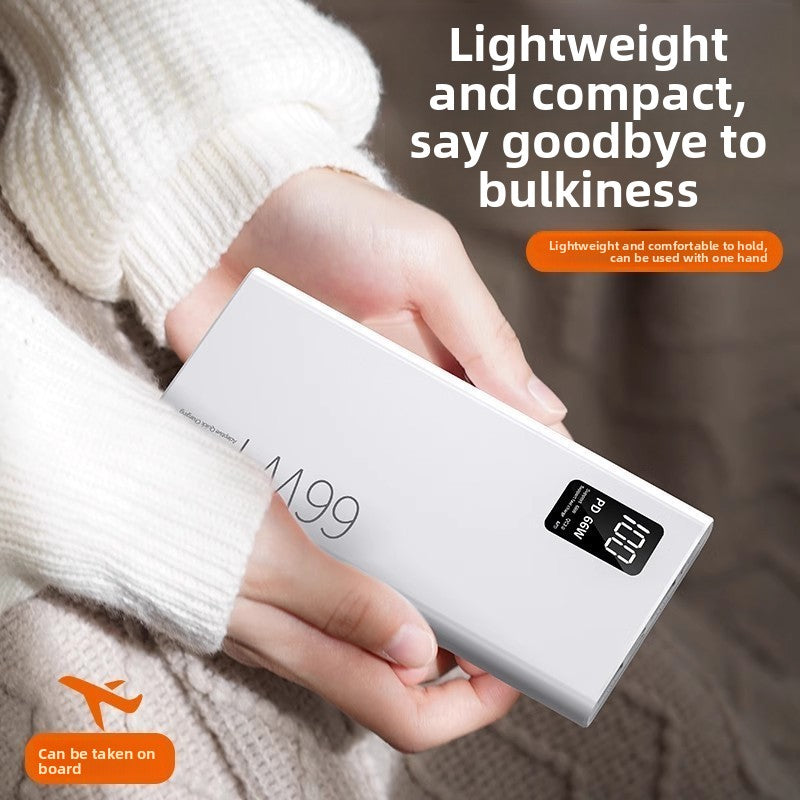 66W Fast Charging Power Bank 20000mAh Portable Charger
