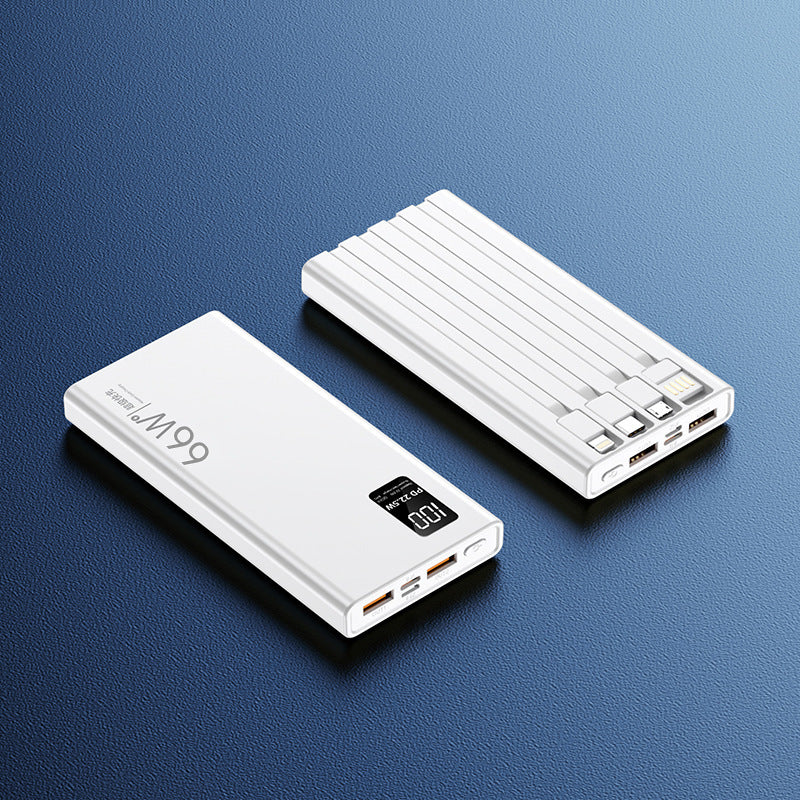 66W Fast Charging Power Bank 20000mAh Portable Charger