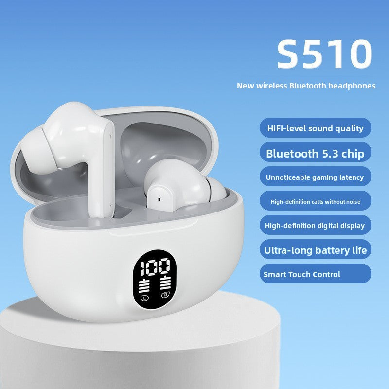 Wireless Bluetooth Earbuds with Digital Display