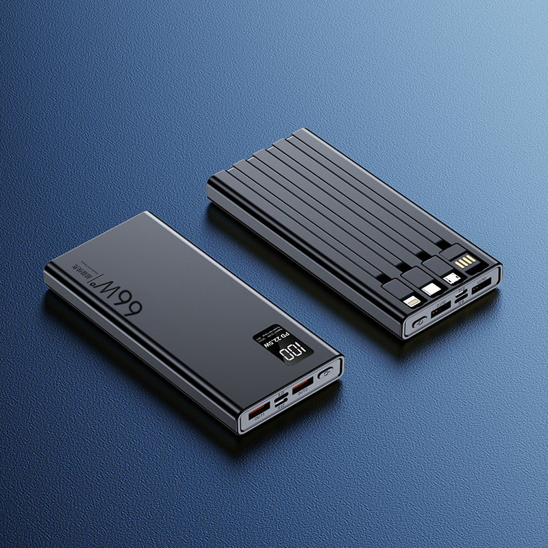 66W Fast Charging Power Bank 20000mAh Portable Charger